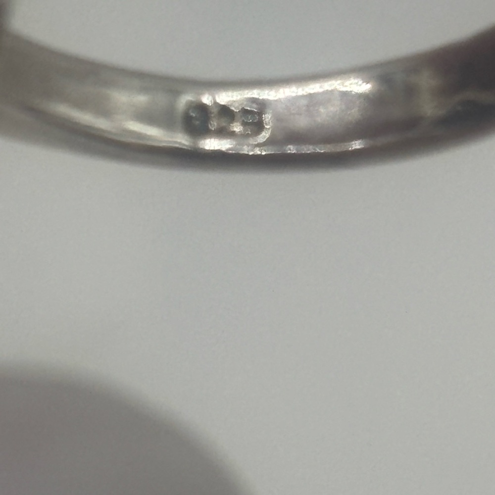 Sterling Silver 925 Sapphire Blue Cluster Ring NWOT - Picture 7 of 9